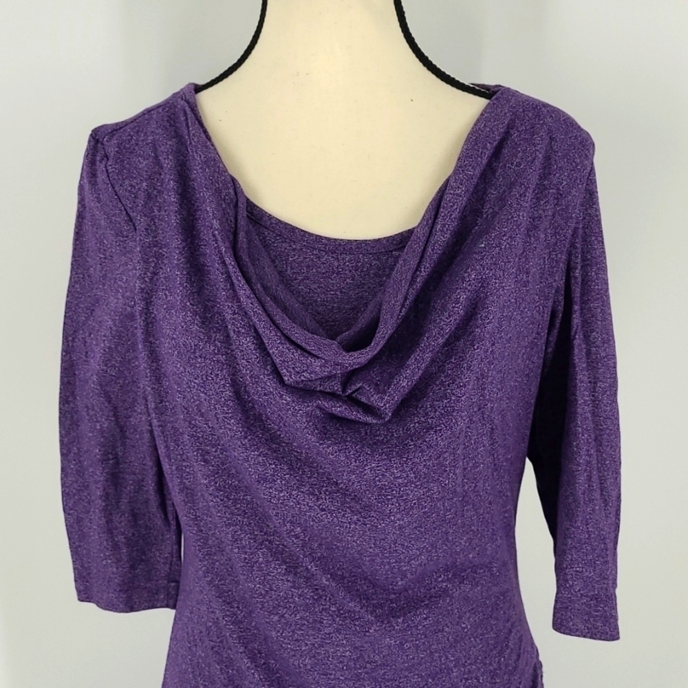 Bench Size L Purple Waterfall Mini Dress - Picture 4 of 9